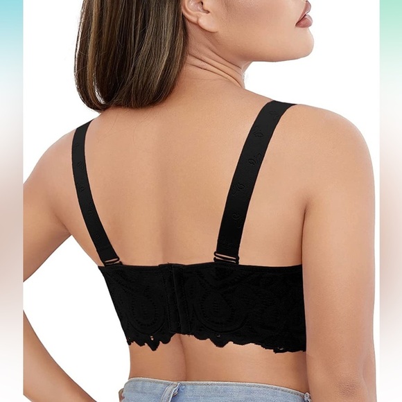 🆕 Push Up Bra for Women Plus Size Lace Bras Underwire Brassiere - Picture 2 of 4